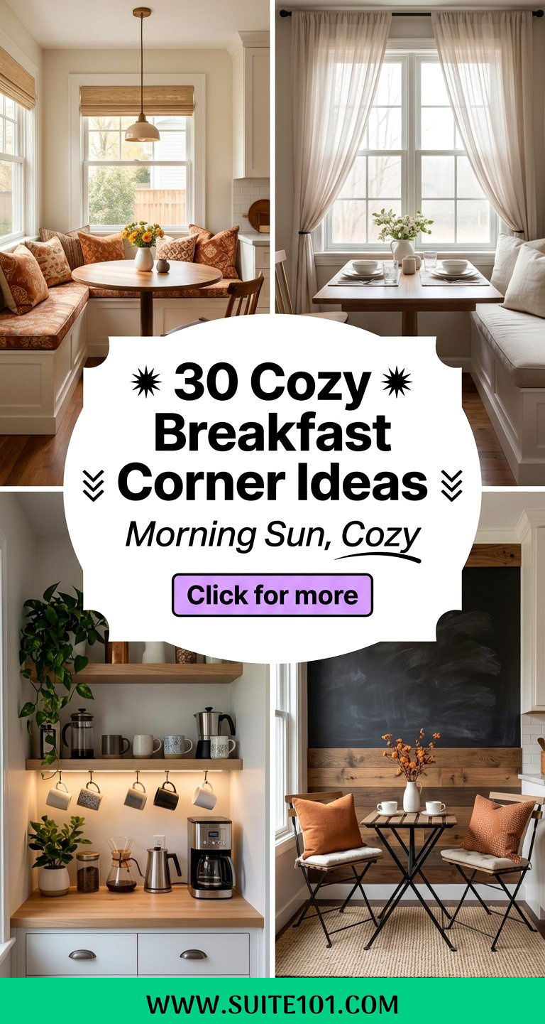 30 Cozy Breakfast Corner Ideas for Warm Inviting Mornings - 30 Cozy Breakfast Corner Ideas for Warm, Inviting Mornings