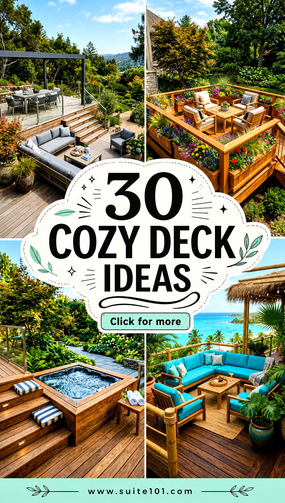 30 Cozy Deck Ideas to Create a Relaxing Outdoor Retreat - 30 Cozy Deck Ideas to Create a Relaxing Outdoor Retreat