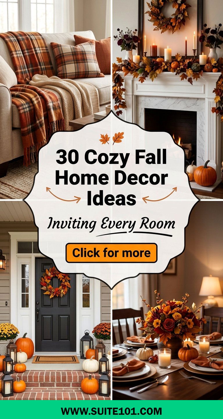 30 Cozy Fall Home Decor Ideas That Make Every Room Feel Inviting - 30 Cozy Fall Home Decor Ideas That Make Every Room Feel Inviting
