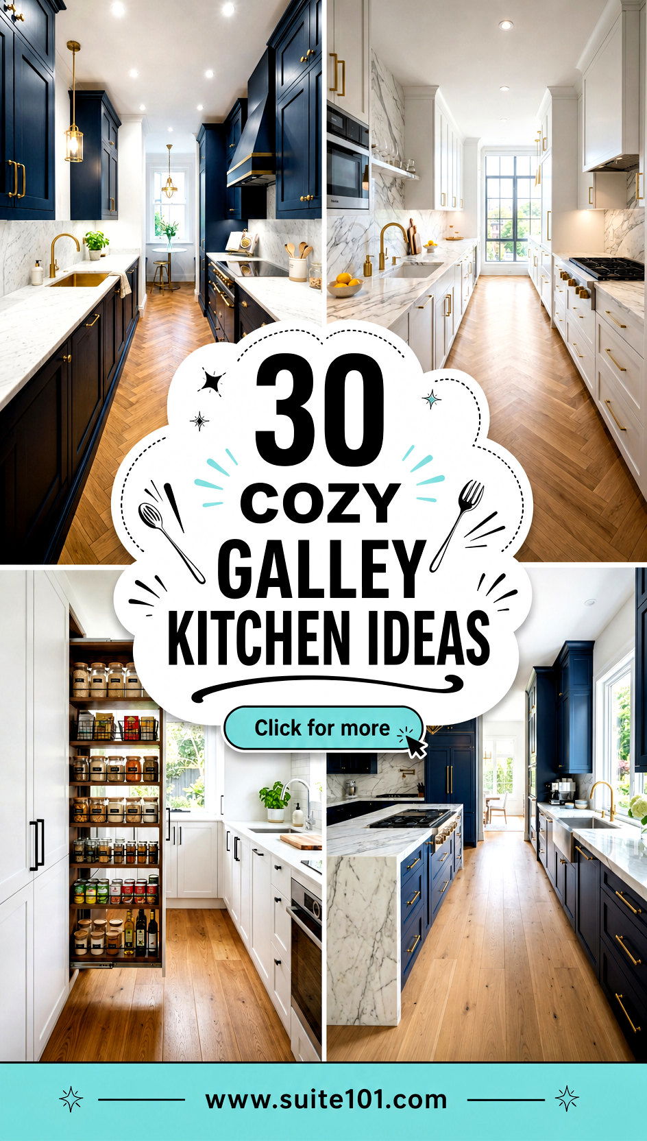 30 Cozy Galley Kitchen Ideas That Maximize Style and Space - 30 Cozy Galley Kitchen Ideas That Maximize Style and Space
