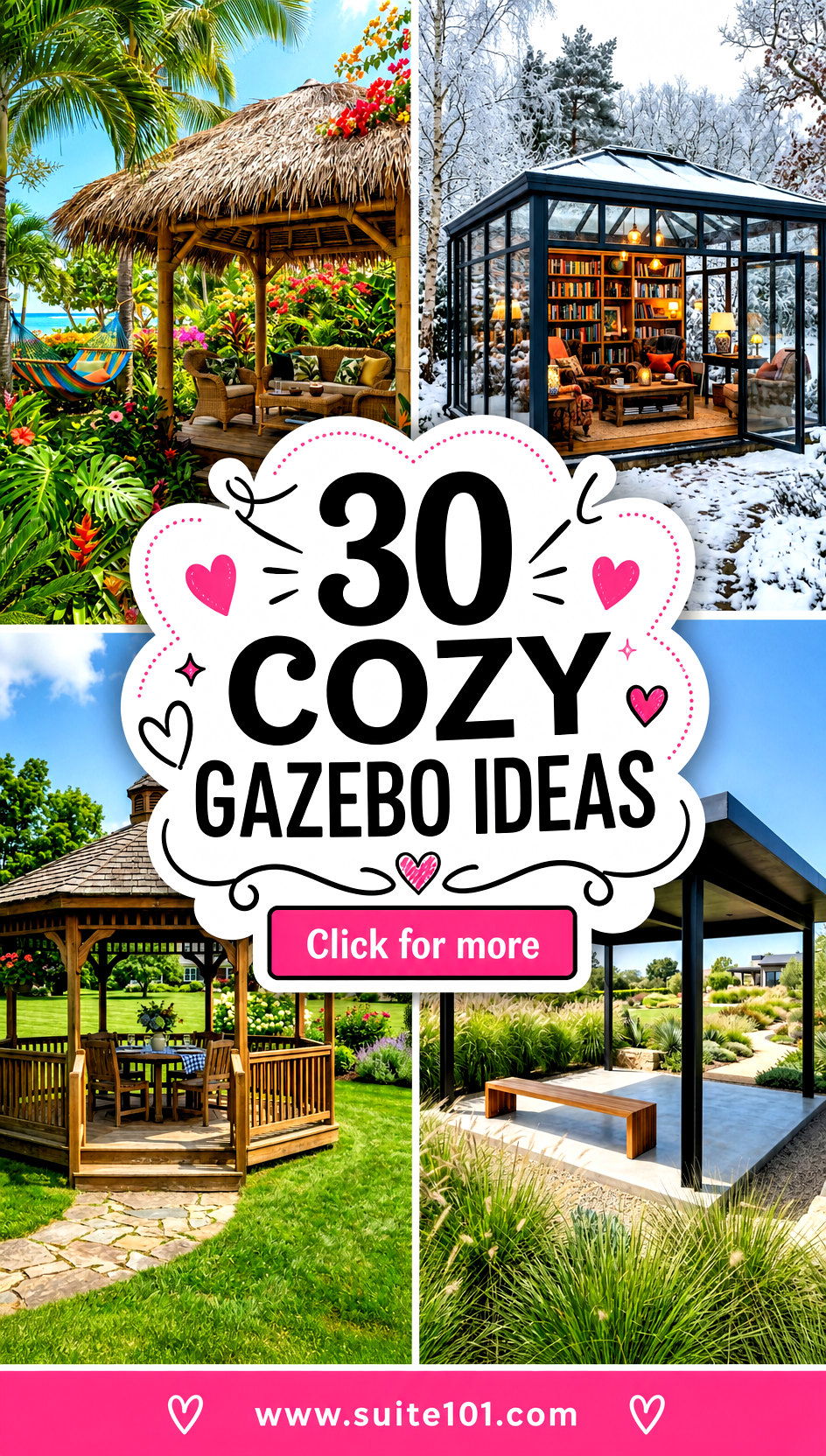 30 Cozy Gazebo Ideas for Romantic Outdoor Evenings at Home - 30 Cozy Gazebo Ideas for Romantic Outdoor Evenings at Home