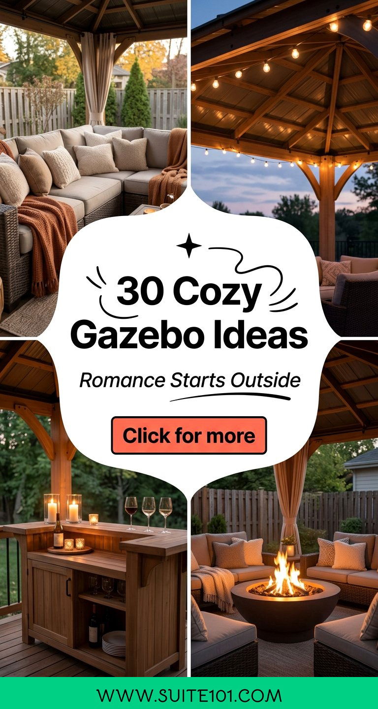 30 Cozy Gazebo Ideas for Romantic Outdoor Evenings at Home - 30 Cozy Gazebo Ideas for Romantic Outdoor Evenings at Home