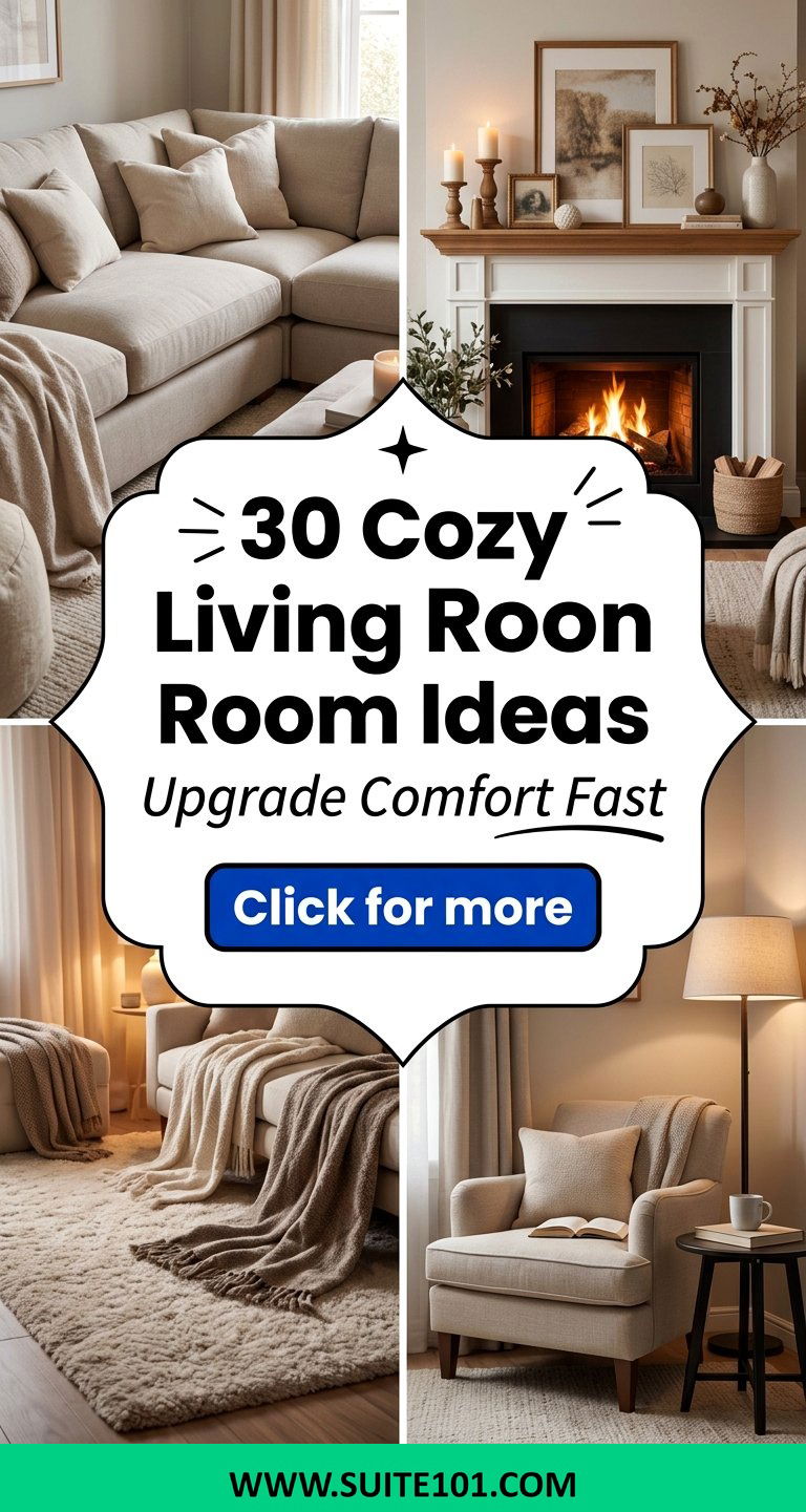 30 Cozy Living Room Ideas to Upgrade Comfort and Style Fast - 30 Cozy Living Room Ideas to Upgrade Comfort and Style Fast