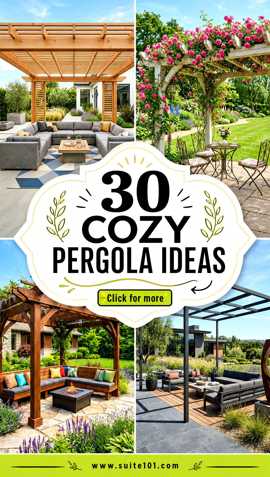 30 Cozy Pergola Ideas Create Shade and Style Outdoors Fast - 30 Cozy Pergola Ideas: Create Shade and Style Outdoors Fast