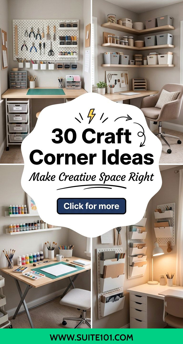 30 Craft Corner Ideas to Make Creative Space Feel Just Right - 30 Craft Corner Ideas to Make Creative Space Feel Just Right