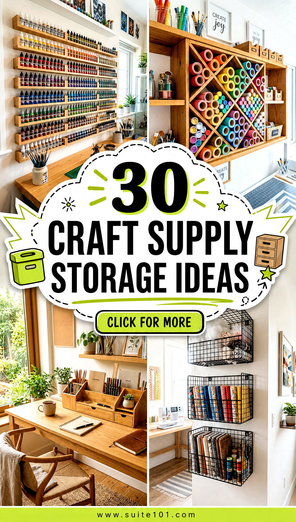 30 Craft Supply Storage Ideas to Tidy Up Every Craft Corner - 30 Craft Supply Storage Ideas to Tidy Up Every Craft Corner