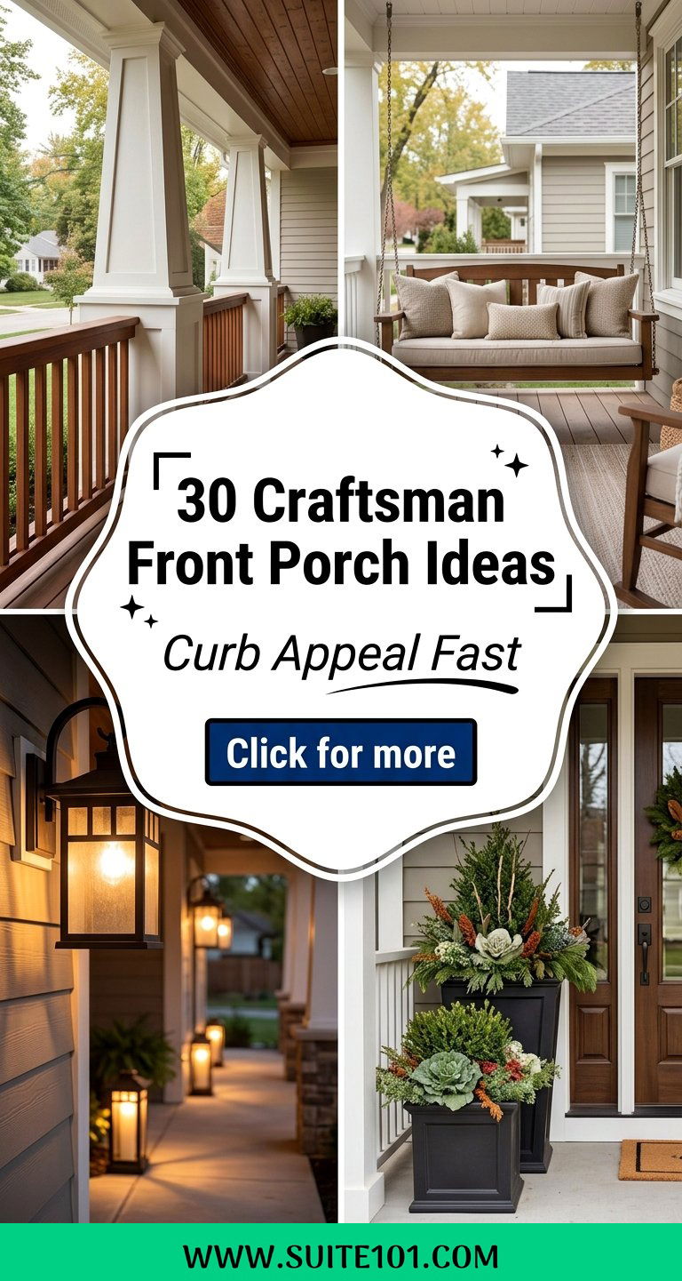 30 Craftsman Front Porch Ideas to Boost Curb Appeal Fast - 30 Craftsman Front Porch Ideas to Boost Curb Appeal Fast