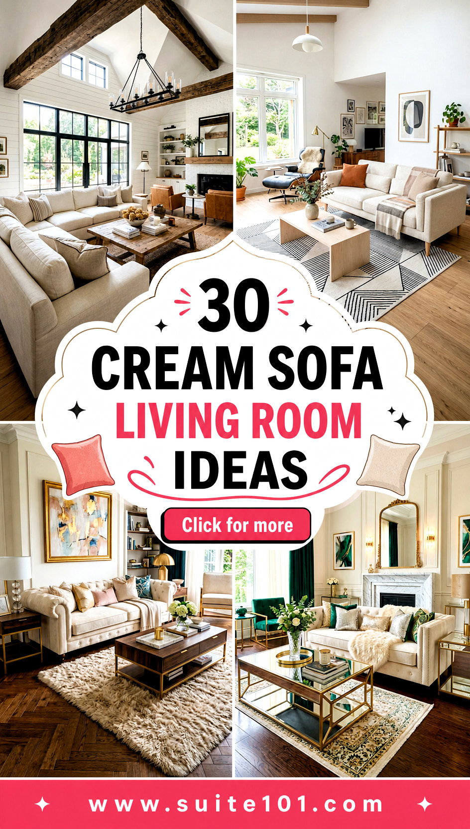 30 Cream Sofa Living Room Ideas for Cozy High-Style Seating - 30 Cream Sofa Living Room Ideas for Cozy, High-Style Seating