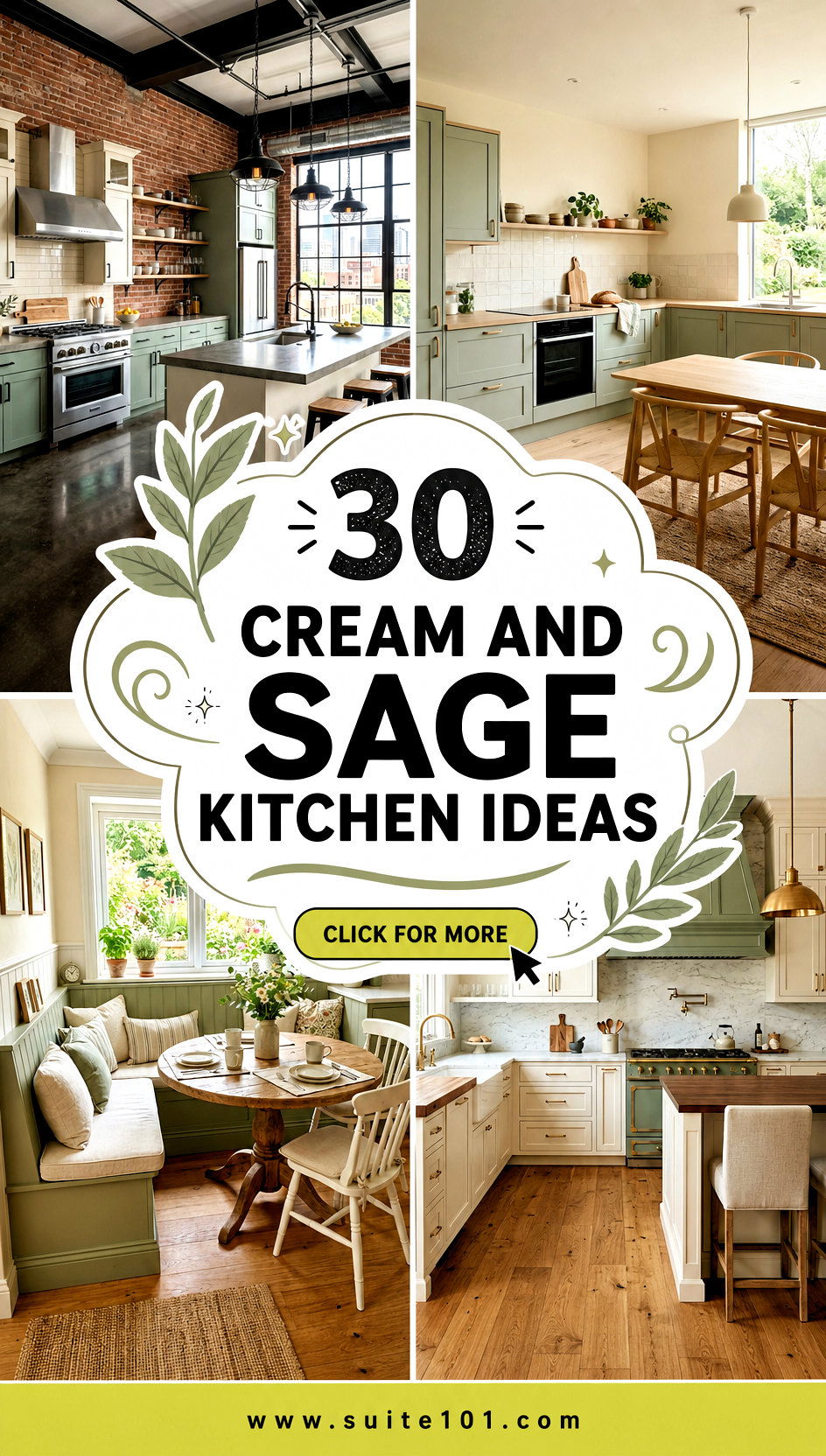 30 Cream and Sage Kitchen Ideas for a Fresh Coastal-Like Look - 30 Cream and Sage Kitchen Ideas for a Fresh, Coastal-Like Look