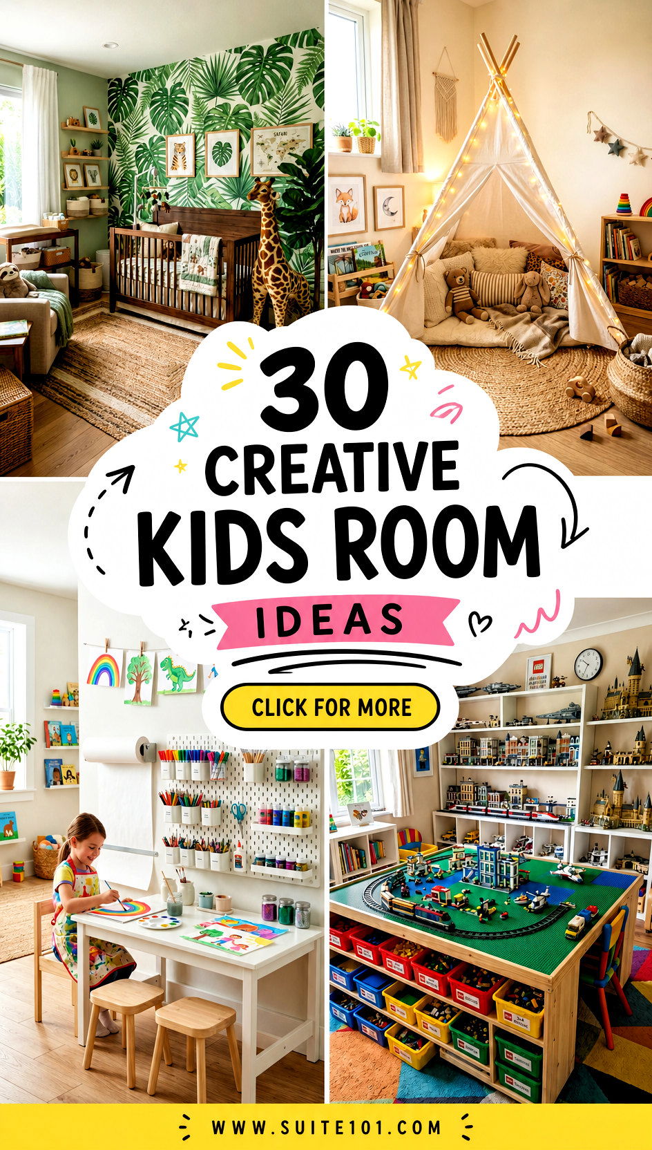 30 Creative Kids Room Ideas That Spark Imagination and Fun - 30 Creative Kids Room Ideas That Spark Imagination and Fun