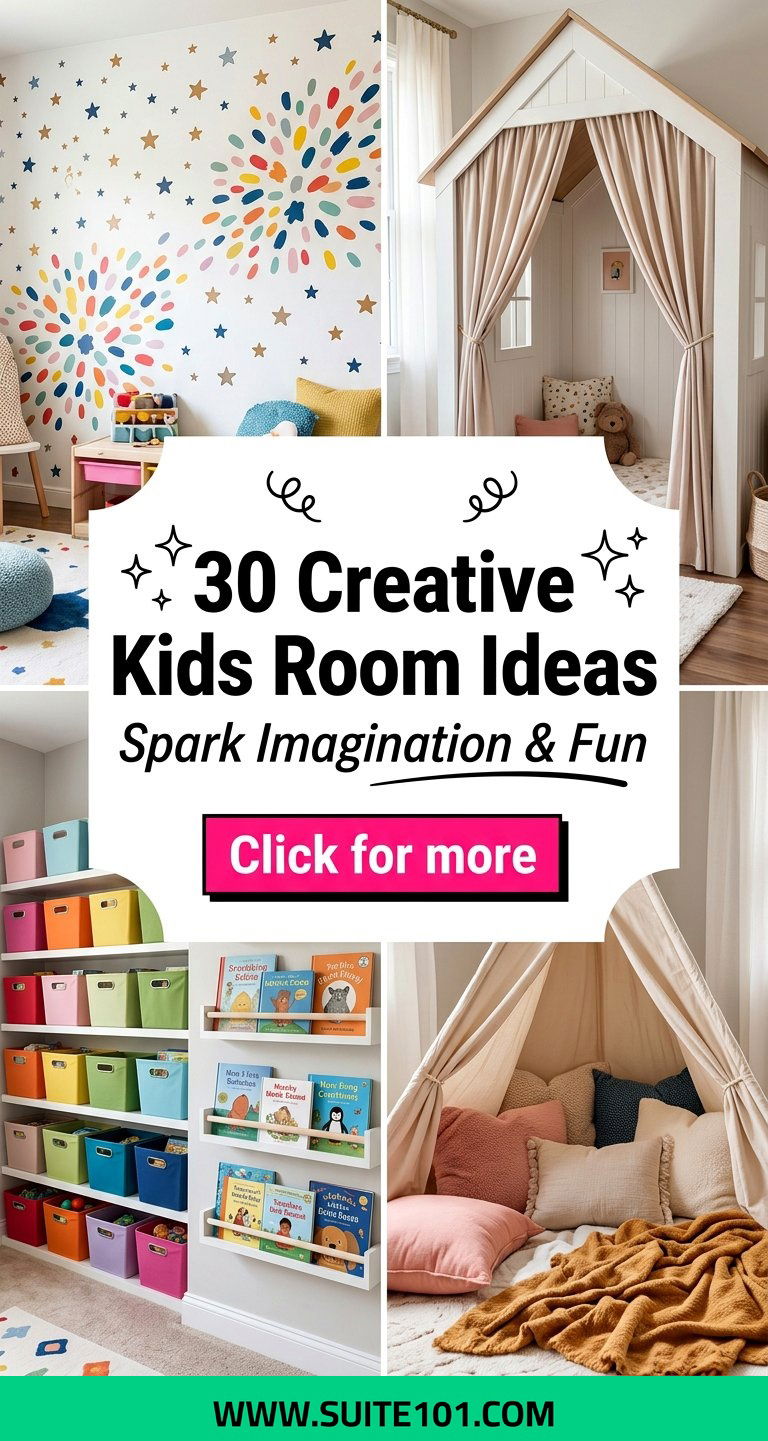 30 Creative Kids Room Ideas That Spark Imagination and Fun - 30 Creative Kids Room Ideas That Spark Imagination and Fun