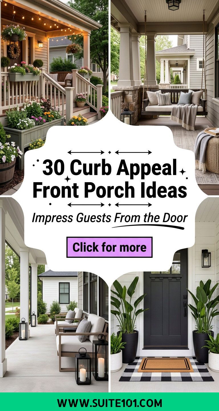 30 Curb Appeal Front Porch Ideas Impress Guests From the Door - 30 Curb Appeal Front Porch Ideas: Impress Guests From the Door