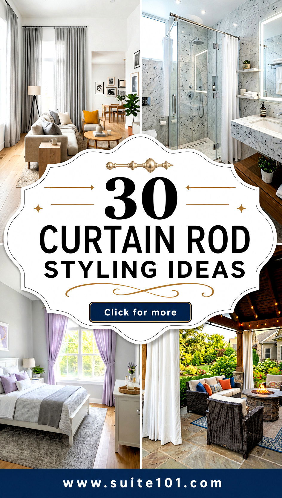 30 Curtain Rod Styling Ideas Upgrade Your Windows With Details - 30 Curtain Rod Styling Ideas: Upgrade Your Windows With Details