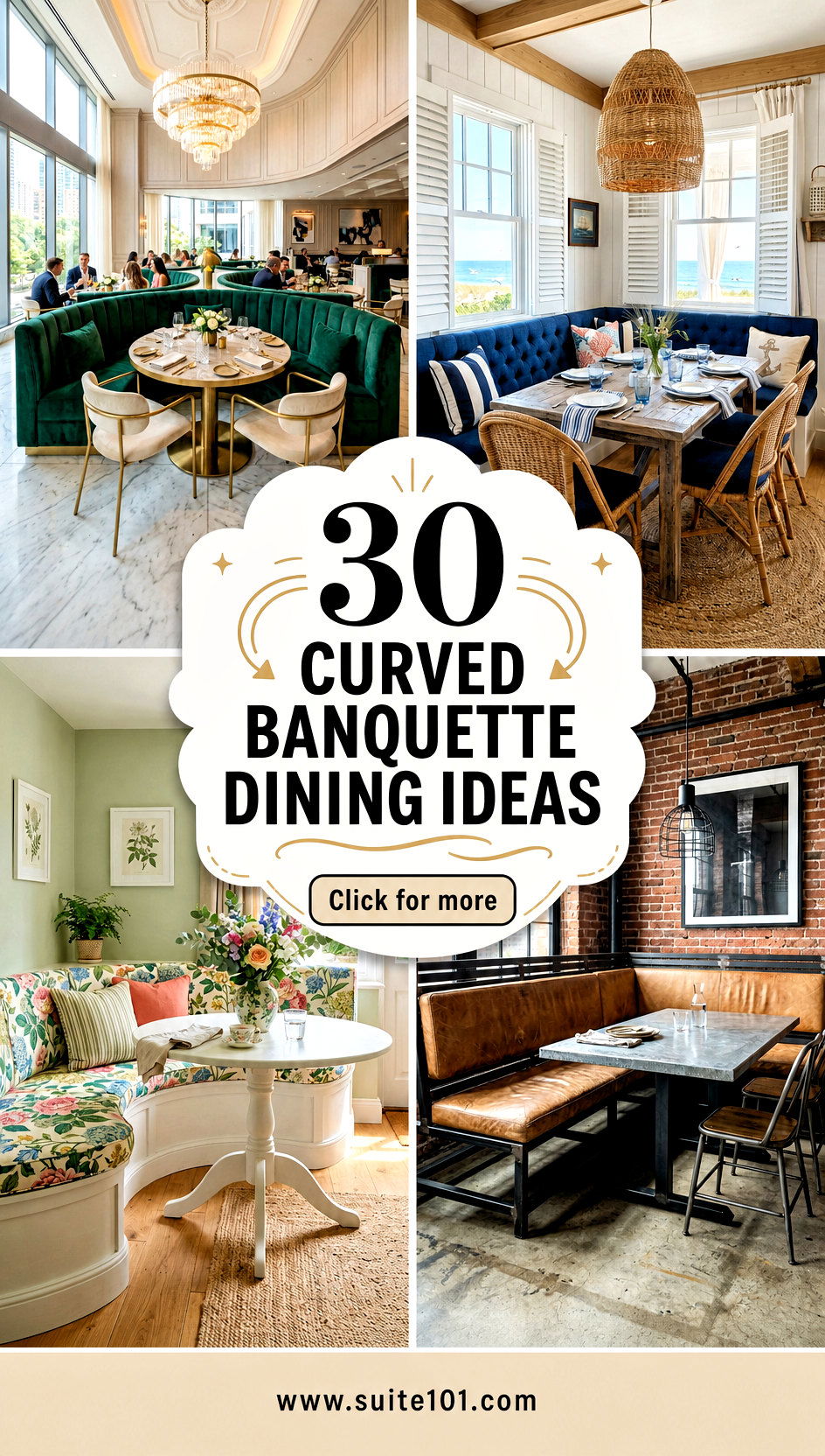 30 Curved Banquette Dining Ideas For Cozy Stylish Mealtimes - 30 Curved Banquette Dining Ideas For Cozy, Stylish Mealtimes