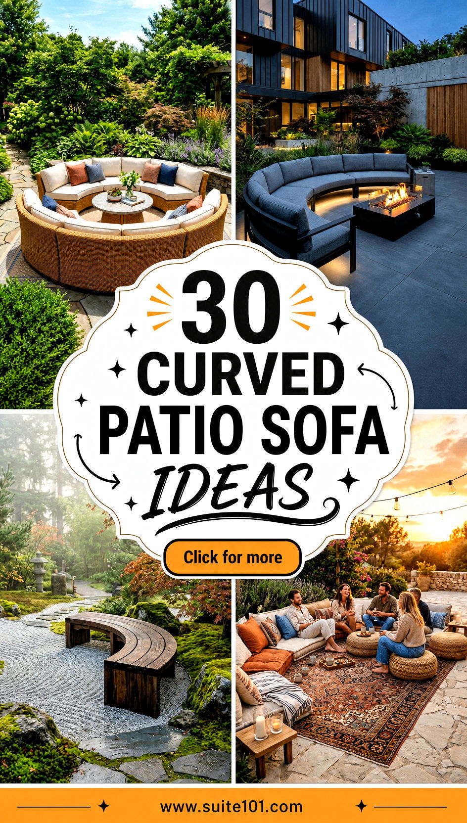 30 Curved Patio Sofa Ideas For Soft Seating Outdoors Today - 30 Curved Patio Sofa Ideas For Soft Seating Outdoors Today