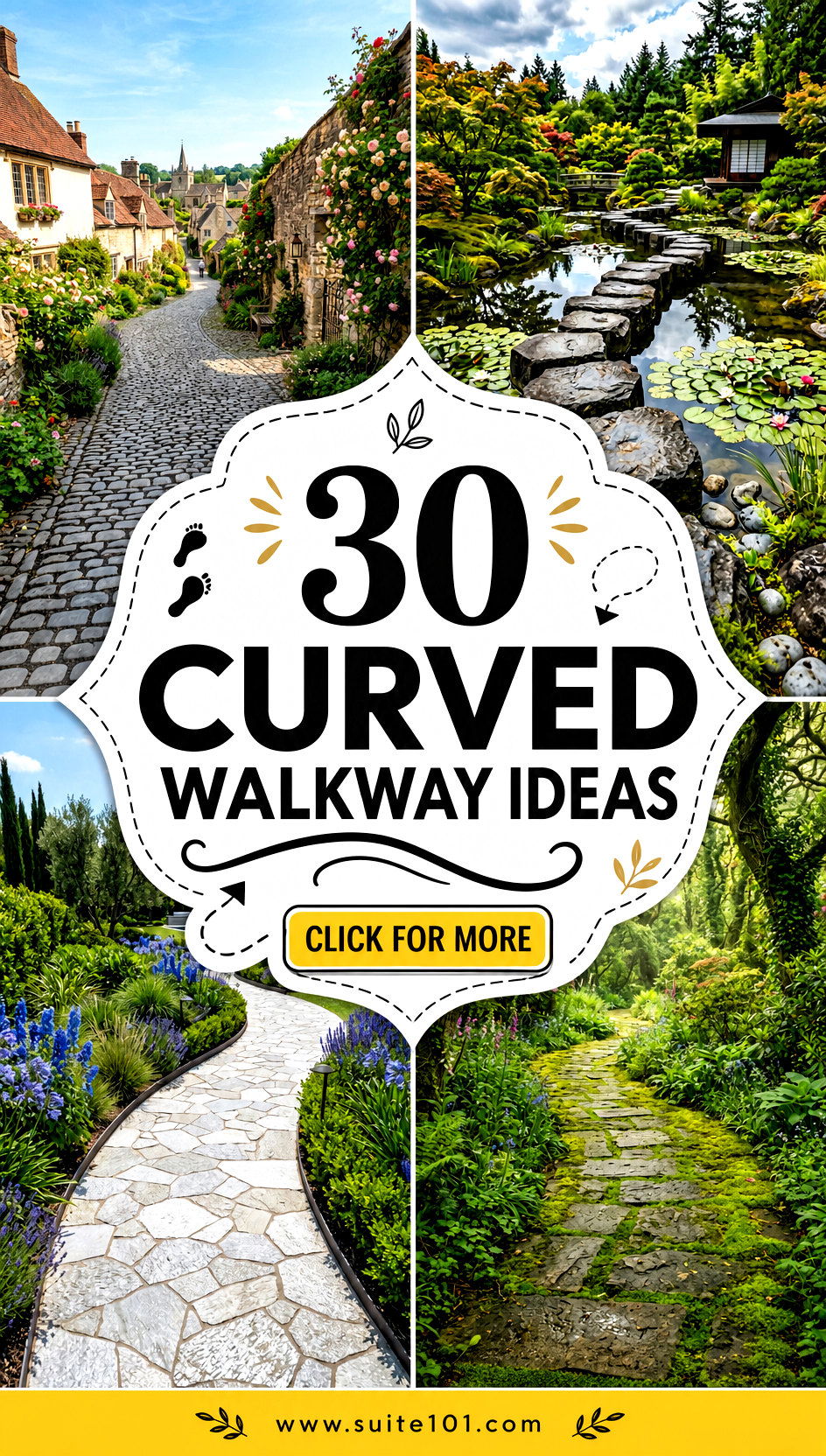 30 Curved Walkway Ideas to Guide Guests With Style Every Time - 30 Curved Walkway Ideas to Guide Guests With Style Every Time
