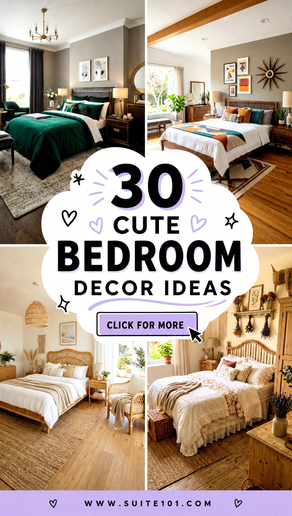 30 Cute Bedroom Decor Ideas to Make Your Space Feel Like Home - 30 Cute Bedroom Decor Ideas to Make Your Space Feel Like Home