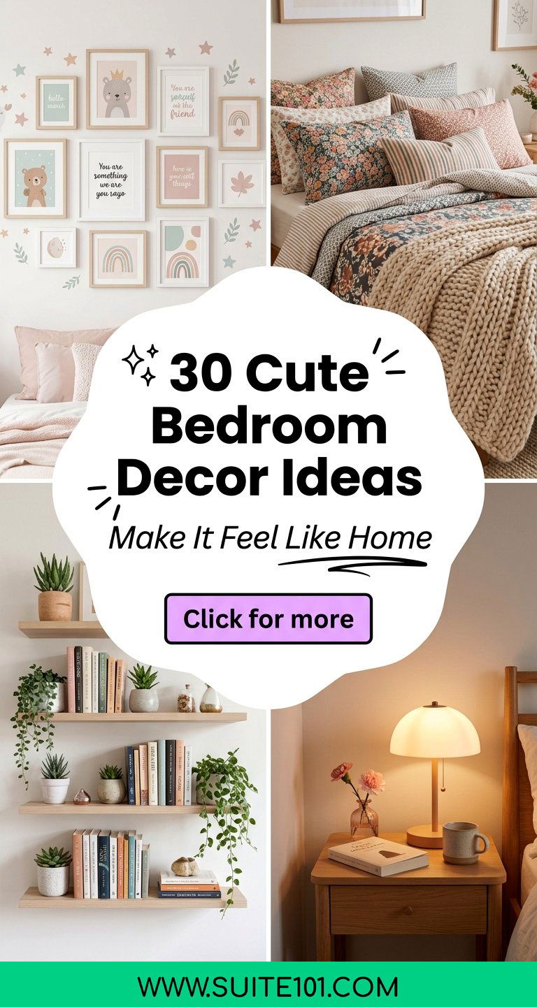 30 Cute Bedroom Decor Ideas to Make Your Space Feel Like Home - 30 Cute Bedroom Decor Ideas to Make Your Space Feel Like Home