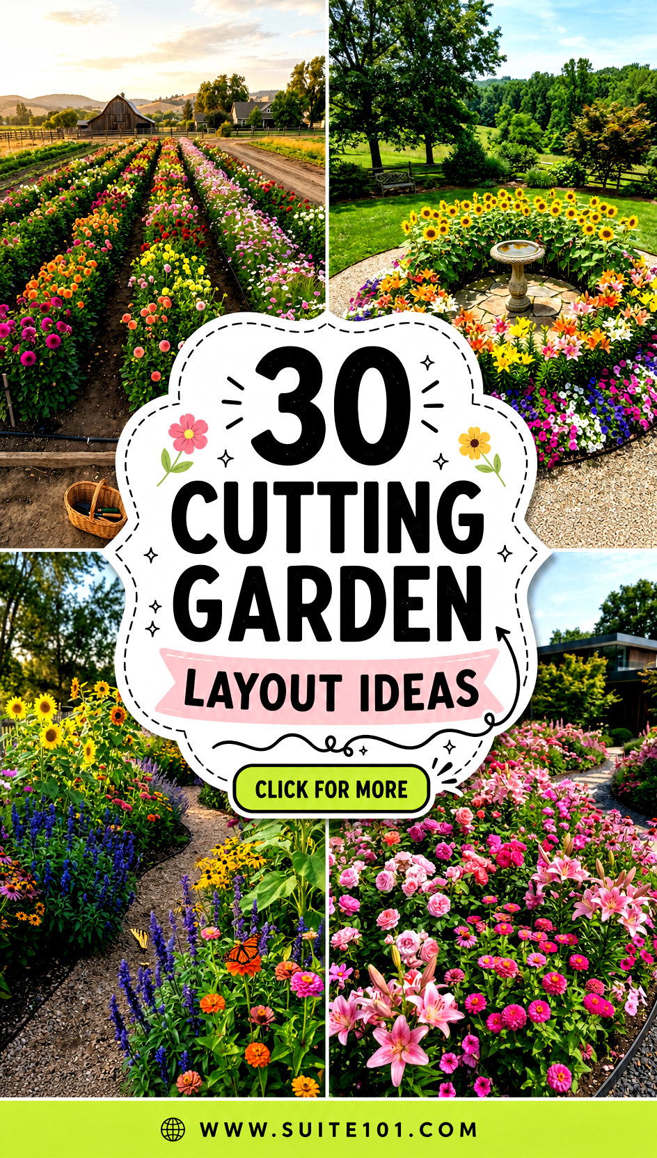 30 Cutting Garden Layout Ideas To Grow More Blooms Fast - 30 Cutting Garden Layout Ideas To Grow More Blooms Fast