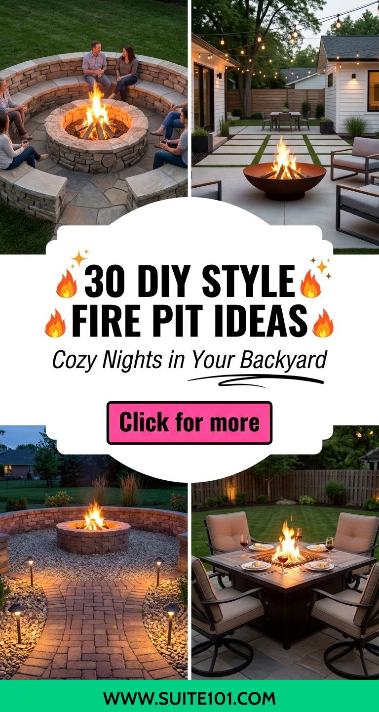 30 DIY Style Fire Pit Ideas for Cozy Nights in Your Backyard - 30 DIY Style Fire Pit Ideas for Cozy Nights in Your Backyard