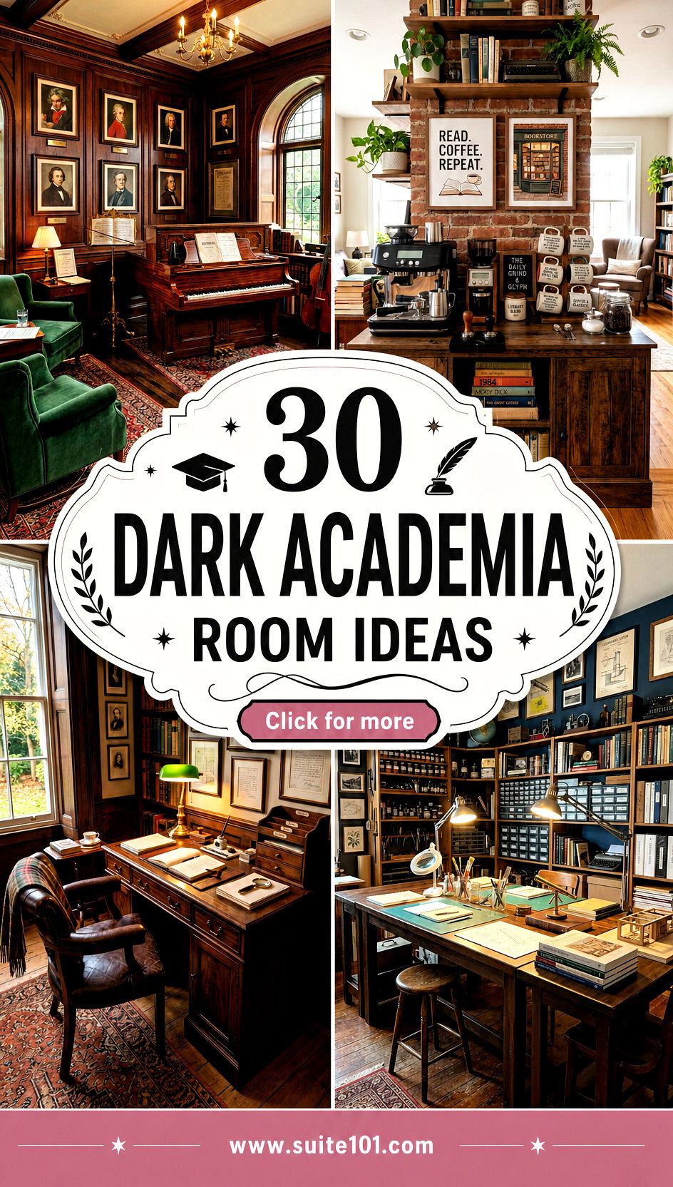 30 Dark Academia Room Ideas for a Classic Cozy Study Vibe - 30 Dark Academia Room Ideas for a Classic, Cozy Study Vibe