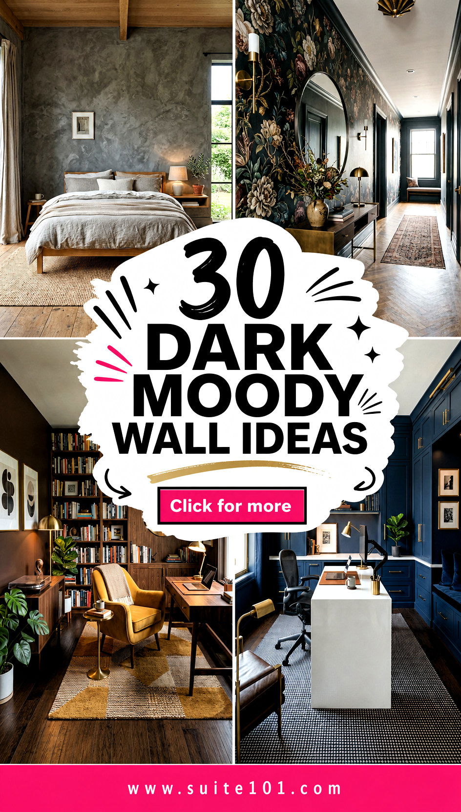 30 Dark Moody Wall Ideas To Add Depth And Character Fast - 30 Dark Moody Wall Ideas To Add Depth And Character Fast