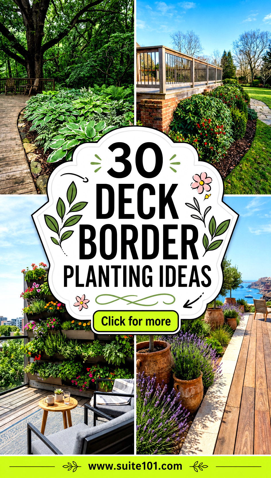 30 Deck Border Planting Ideas For Lush Easy-Care Deck Charm - 30 Deck Border Planting Ideas For Lush, Easy-Care Deck Charm