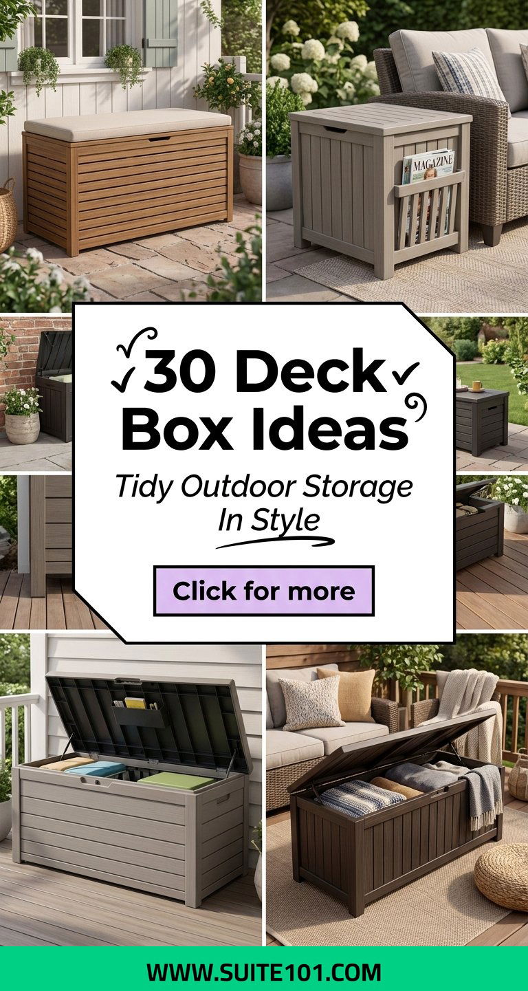 30 Deck Box Ideas To Tidy Outdoor Storage In Style Quickly - 30 Deck Box Ideas To Tidy Outdoor Storage In Style Quickly