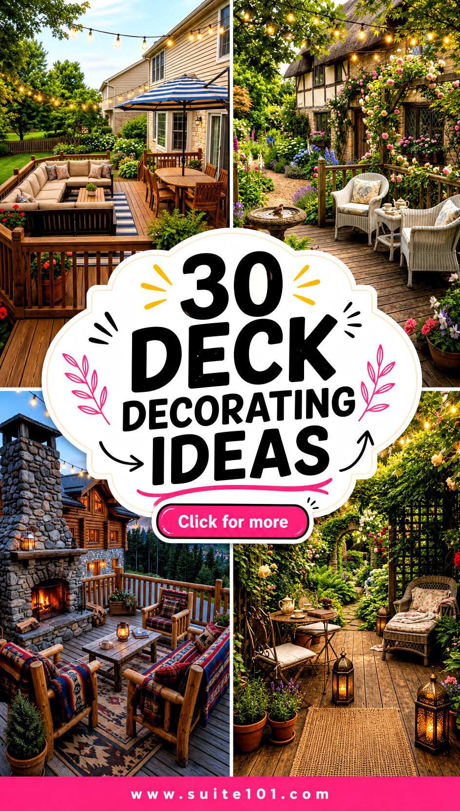 30 Deck Decorating Ideas To Upgrade Your Outdoor Space Fast - 30 Deck Decorating Ideas To Upgrade Your Outdoor Space Fast