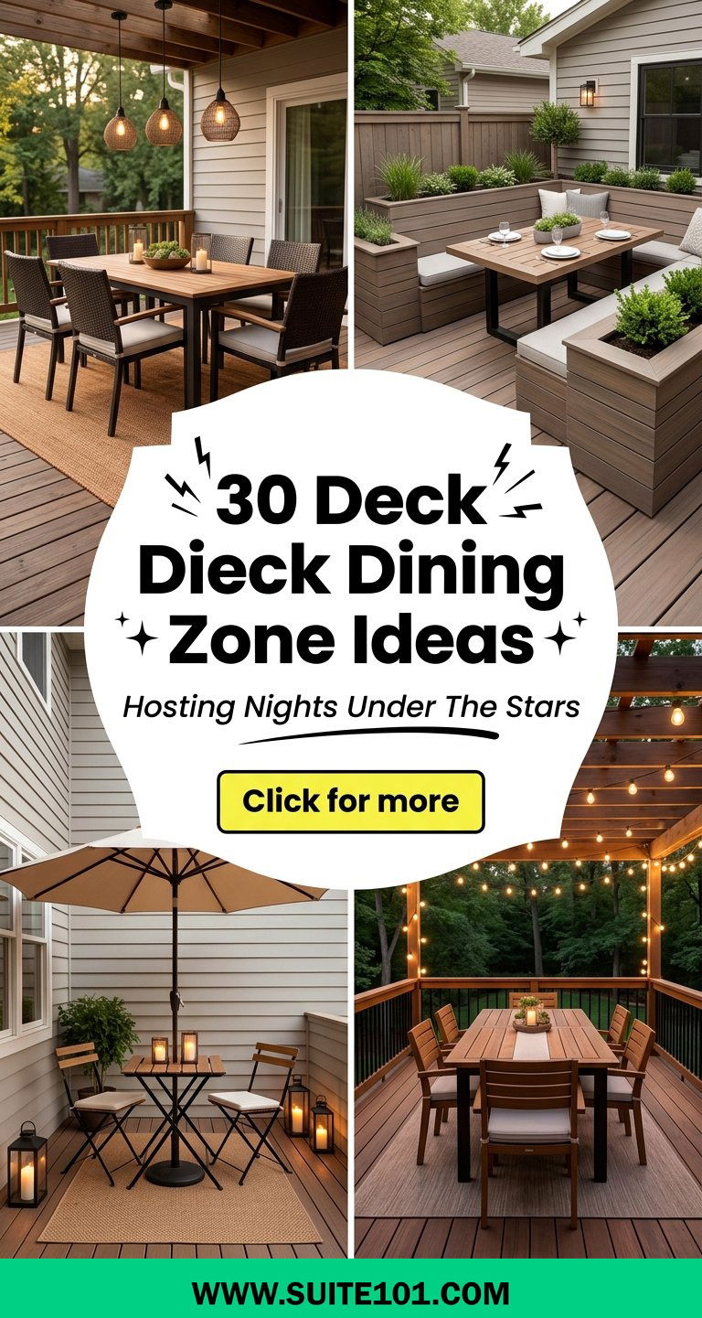 30 Deck Dining Zone Ideas For Hosting Nights Under The Stars - 30 Deck Dining Zone Ideas For Hosting Nights Under The Stars