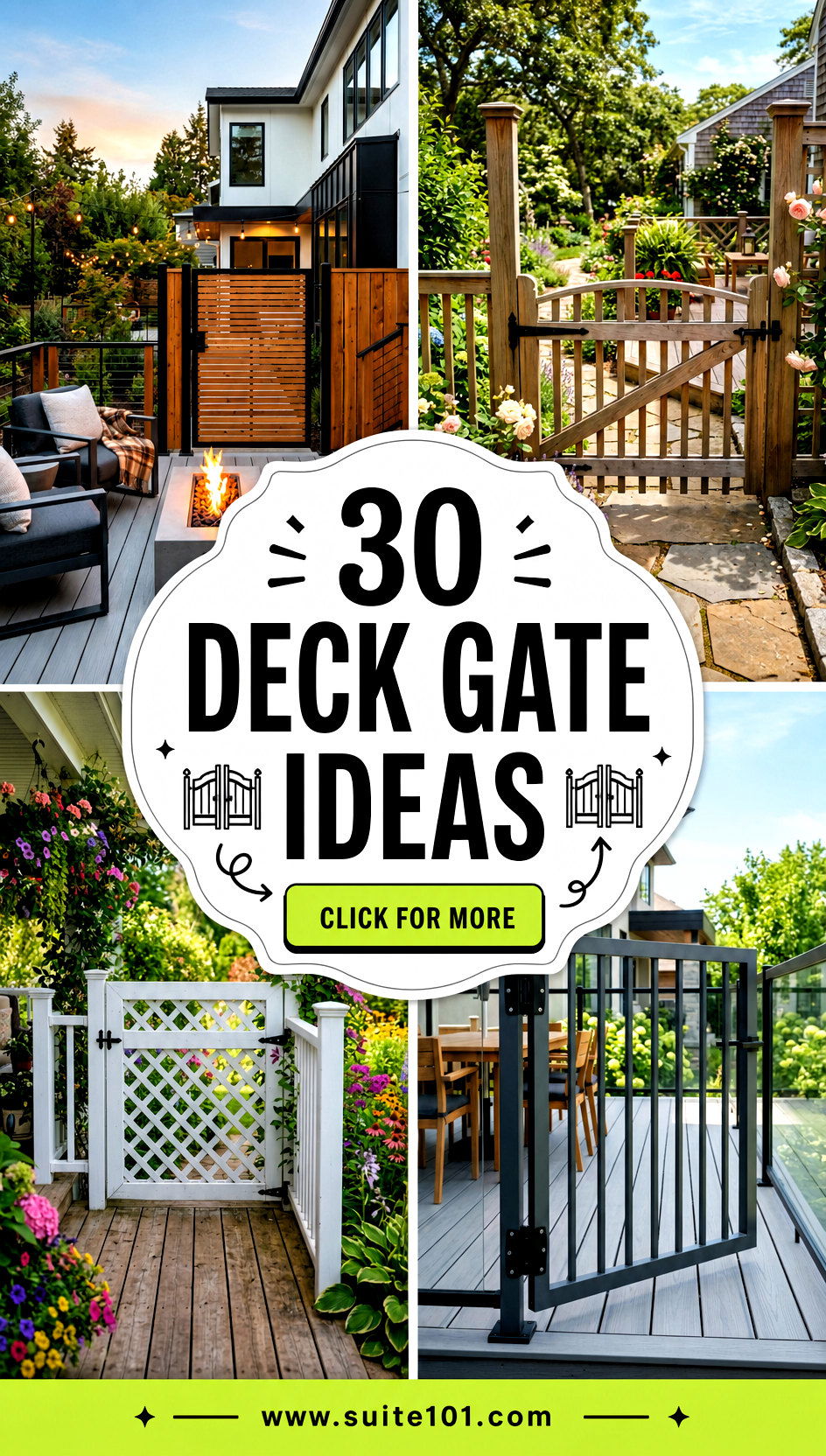 30 Deck Gate Ideas Add Safety and Style to Your Outdoor Space - 30 Deck Gate Ideas: Add Safety and Style to Your Outdoor Space