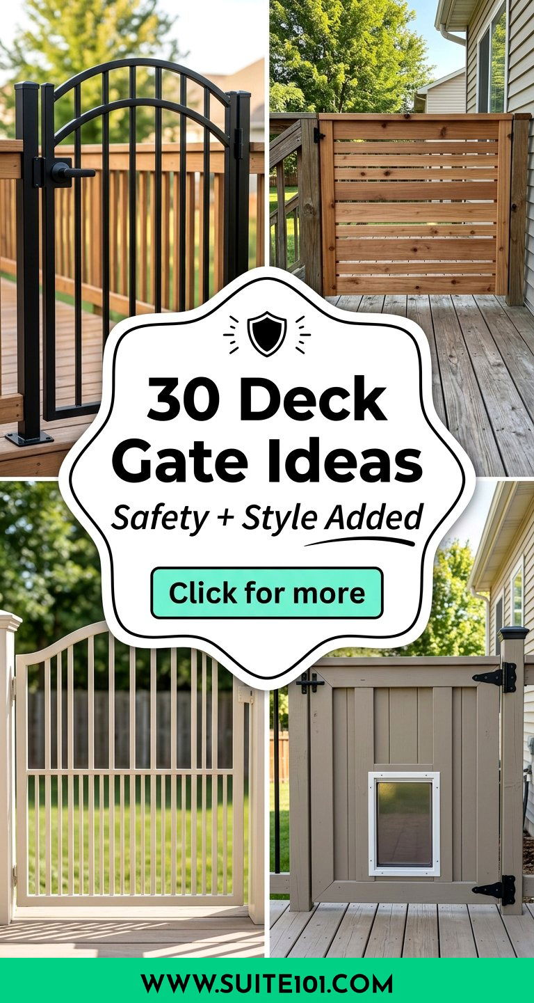 30 Deck Gate Ideas Add Safety and Style to Your Outdoor Space - 30 Deck Gate Ideas: Add Safety and Style to Your Outdoor Space