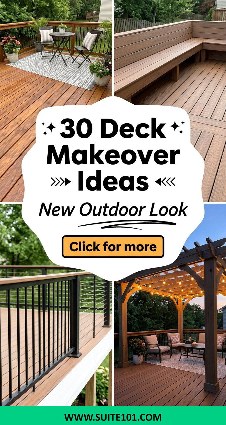 30 Deck Makeover Ideas Stunning Upgrades for a New Outdoor Look - 30 Deck Makeover Ideas: Stunning Upgrades for a New Outdoor Look