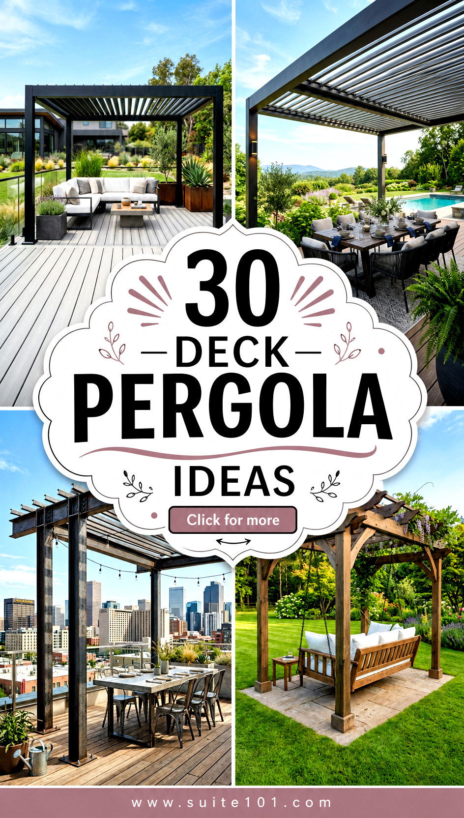 30 Deck Pergola Ideas Create Shade Style and Outdoor Drama - 30 Deck Pergola Ideas: Create Shade, Style, and Outdoor Drama