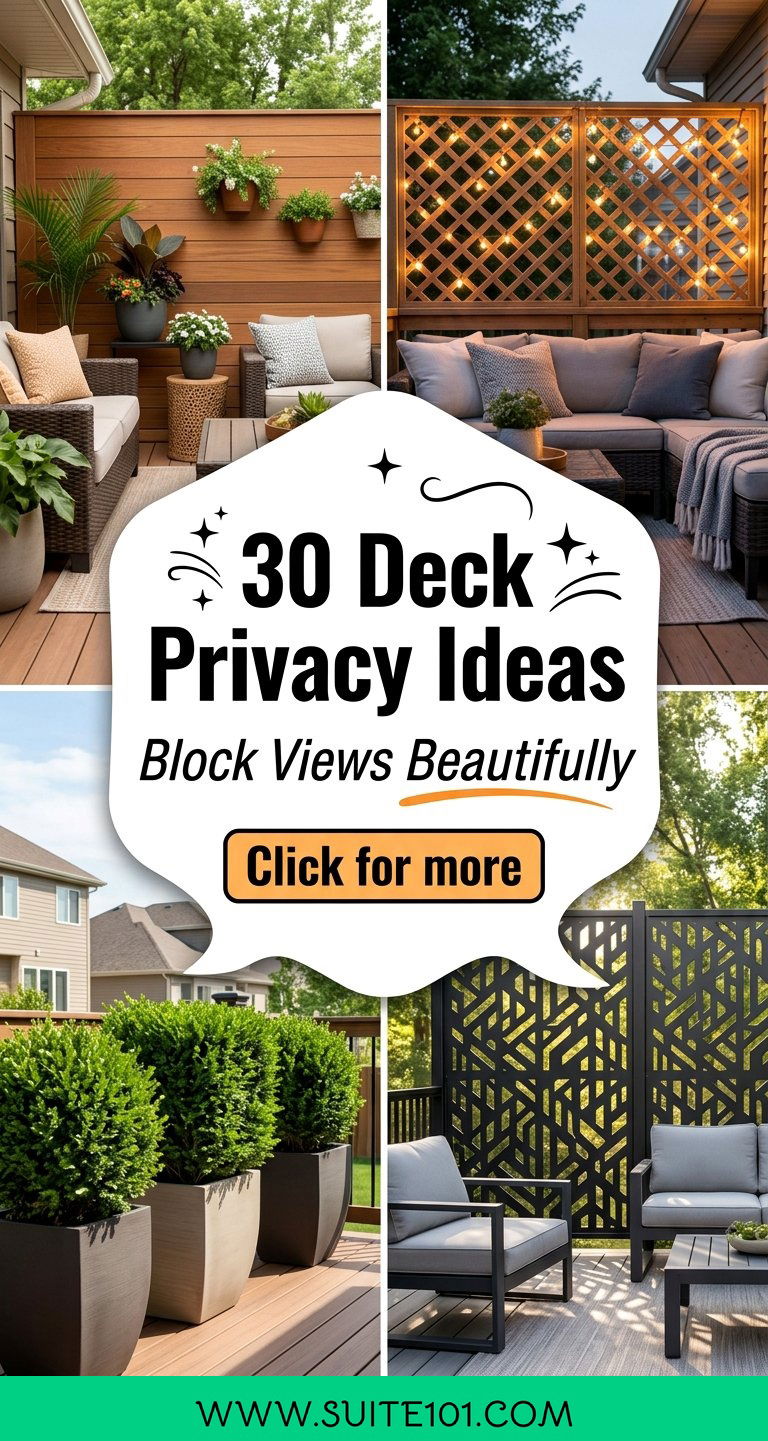 30 Deck Privacy Ideas Block Views Beautifully With Smart Designs - 30 Deck Privacy Ideas: Block Views Beautifully With Smart Designs