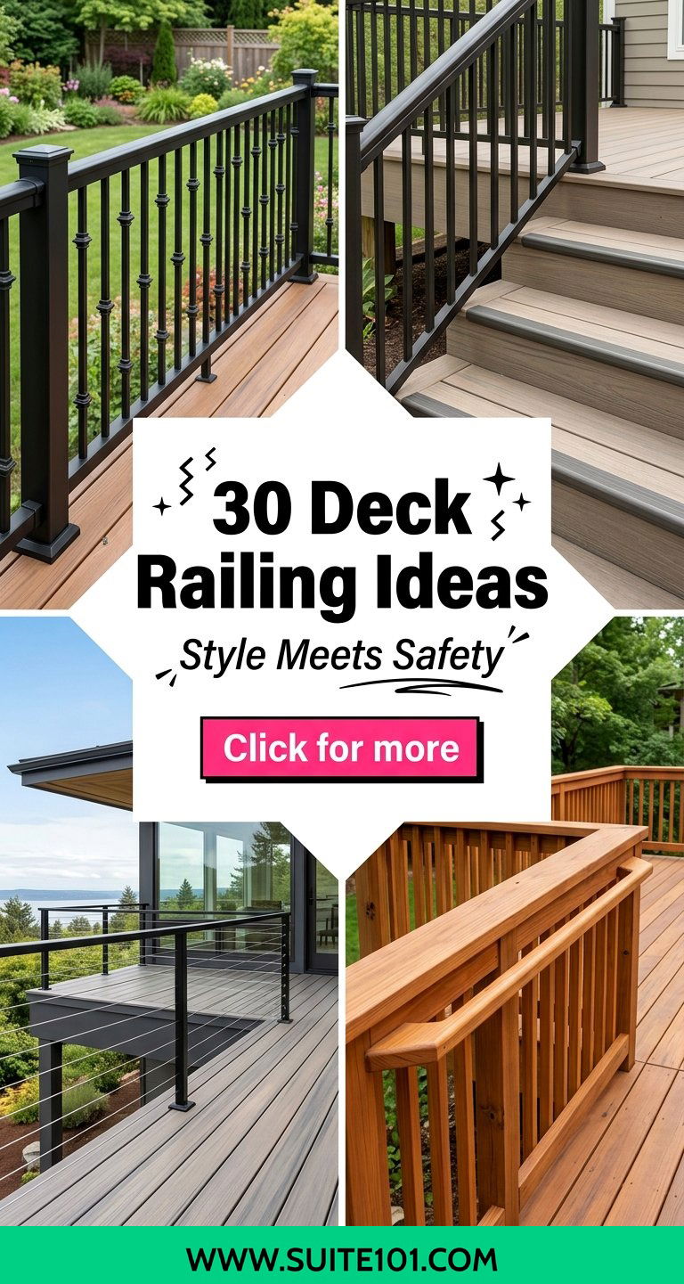 30 Deck Railing Ideas for Stylish Borders and Safer Steps - 30 Deck Railing Ideas for Stylish Borders and Safer Steps