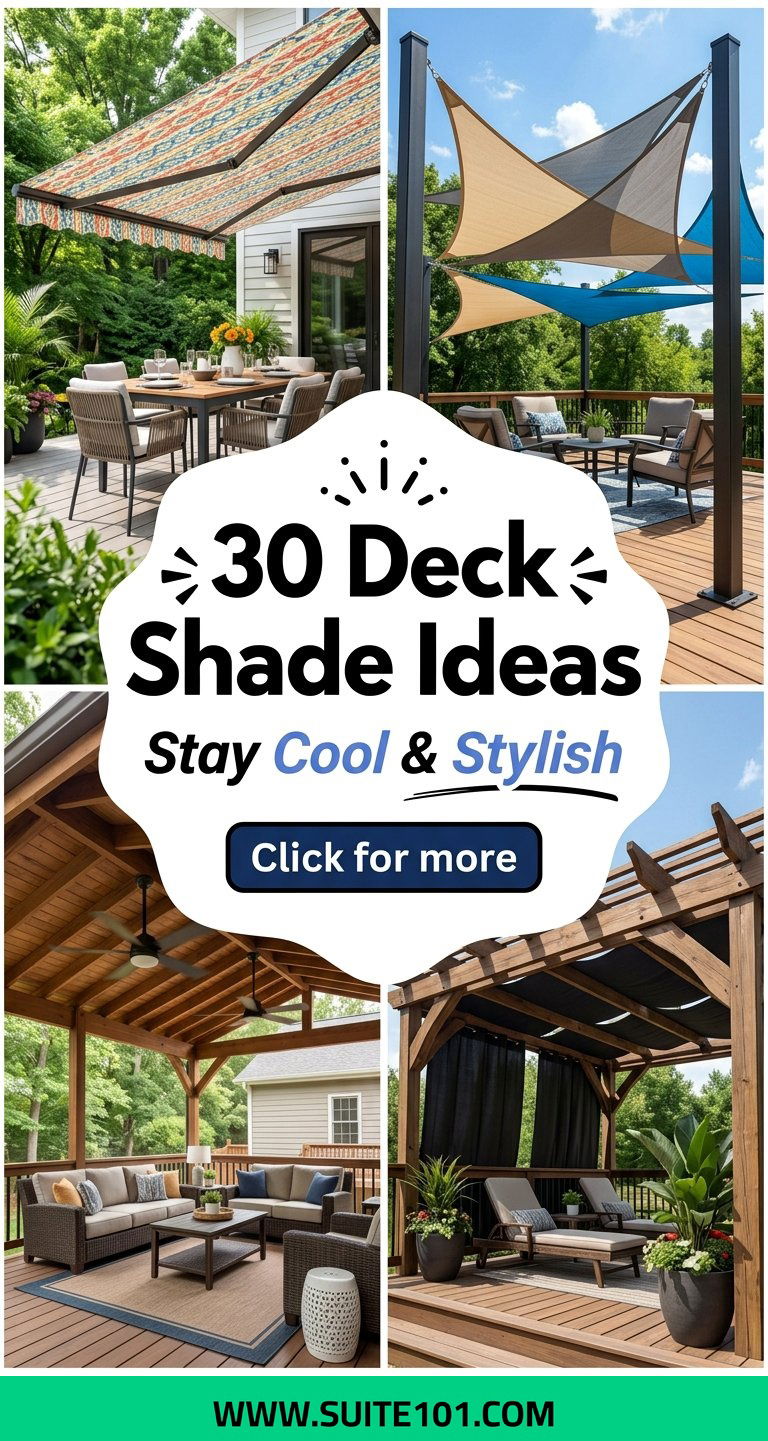 30 Deck Shade Ideas Stay Cool With Stylish Canopies and Covers - 30 Deck Shade Ideas: Stay Cool With Stylish Canopies and Covers