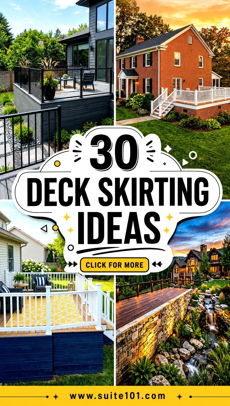 30 Deck Skirting Ideas to Hide Storage and Boost Curb Appeal - 30 Deck Skirting Ideas to Hide Storage and Boost Curb Appeal