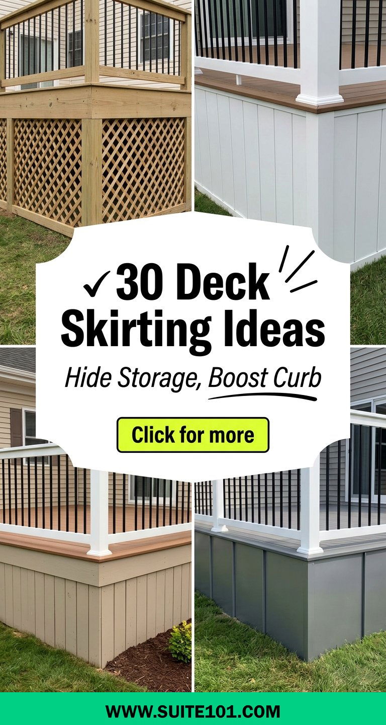 30 Deck Skirting Ideas to Hide Storage and Boost Curb Appeal - 30 Deck Skirting Ideas to Hide Storage and Boost Curb Appeal