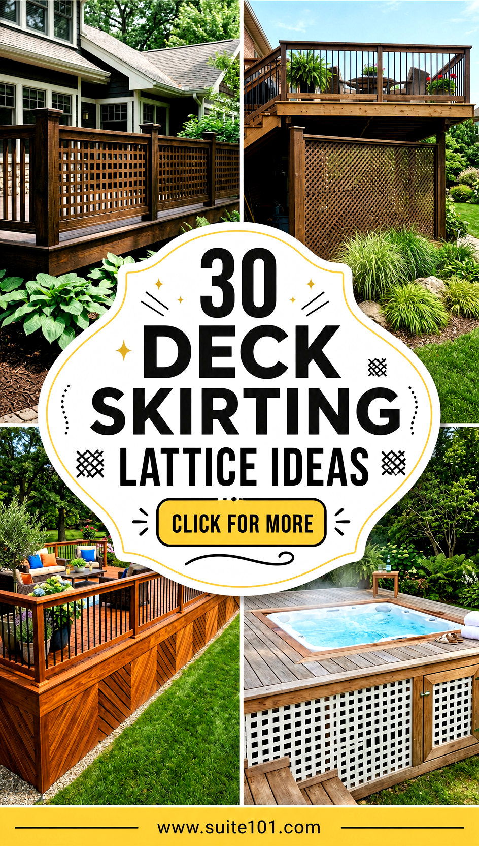 30 Deck Skirting Lattice Ideas for a Polished Outdoor Finish - 30 Deck Skirting Lattice Ideas for a Polished Outdoor Finish
