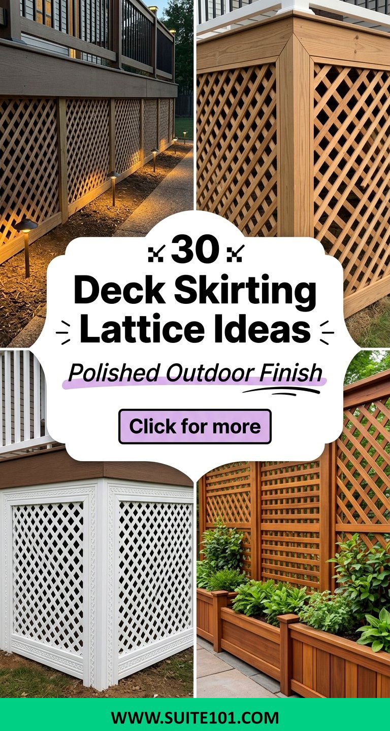 30 Deck Skirting Lattice Ideas for a Polished Outdoor Finish - 30 Deck Skirting Lattice Ideas for a Polished Outdoor Finish