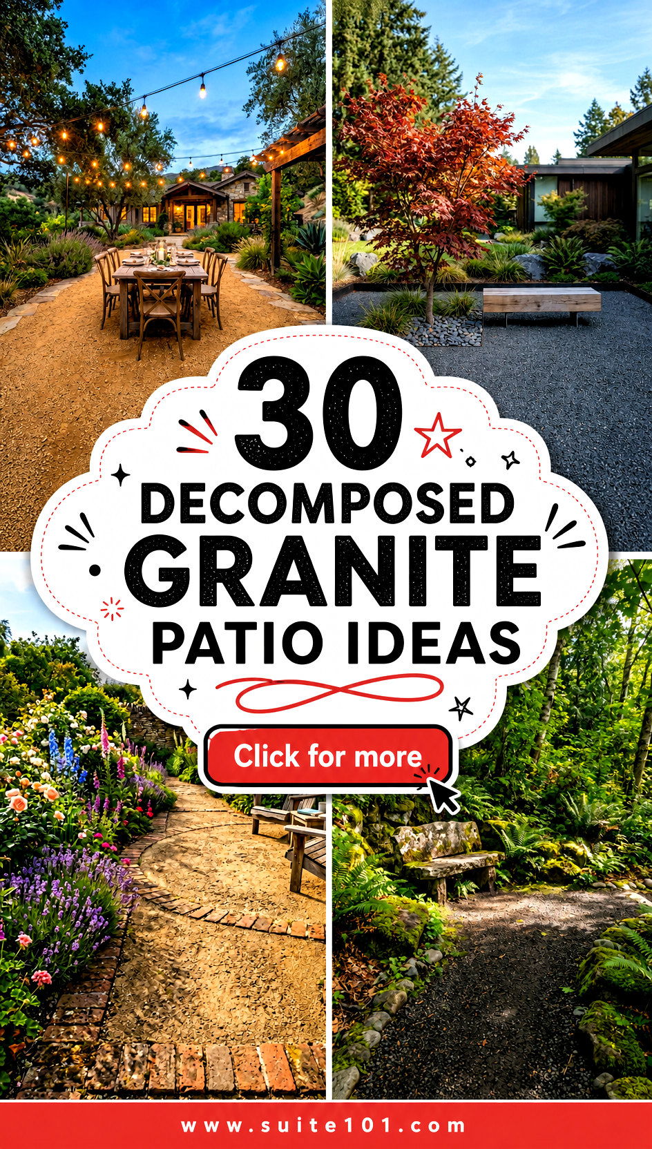 30 Decomposed Granite Patio Ideas for Texture and Comfort - 30 Decomposed Granite Patio Ideas for Texture and Comfort