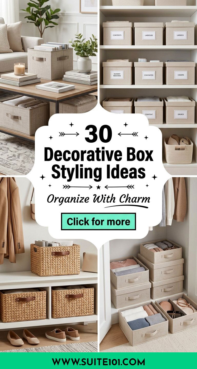 30 Decorative Box Styling Ideas Beautiful Ways to Organize - 30 Decorative Box Styling Ideas: Beautiful Ways to Organize
