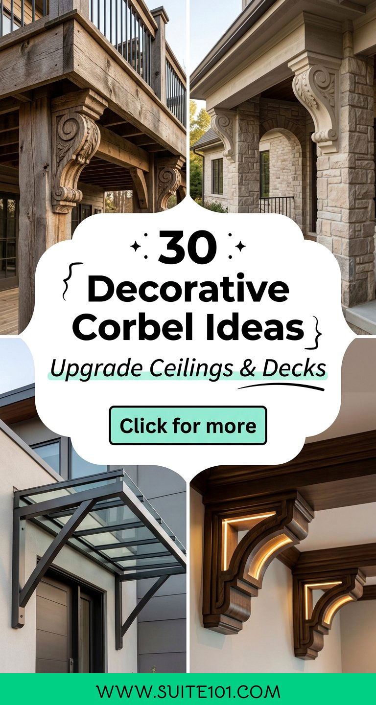 30 Decorative Corbel Ideas to Upgrade Ceilings Decks and Trim - 30 Decorative Corbel Ideas to Upgrade Ceilings, Decks, and Trim