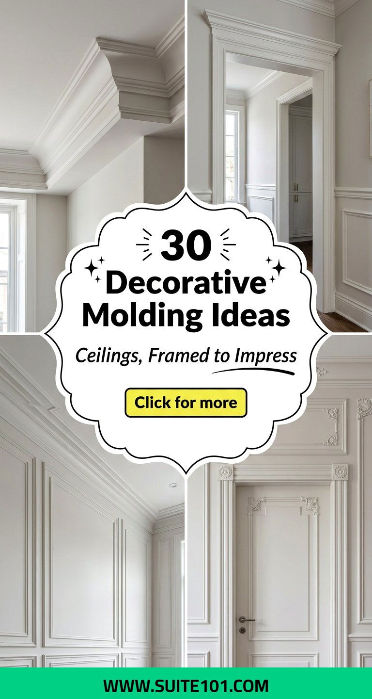 30 Decorative Molding Ideas to Upgrade Ceilings and Doorways - 30 Decorative Molding Ideas to Upgrade Ceilings and Doorways