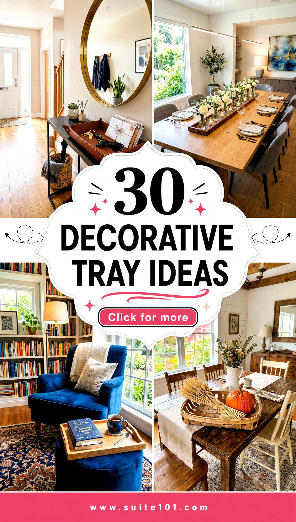30 Decorative Tray Ideas to Style Shelves and Coffee Tables - 30 Decorative Tray Ideas to Style Shelves and Coffee Tables