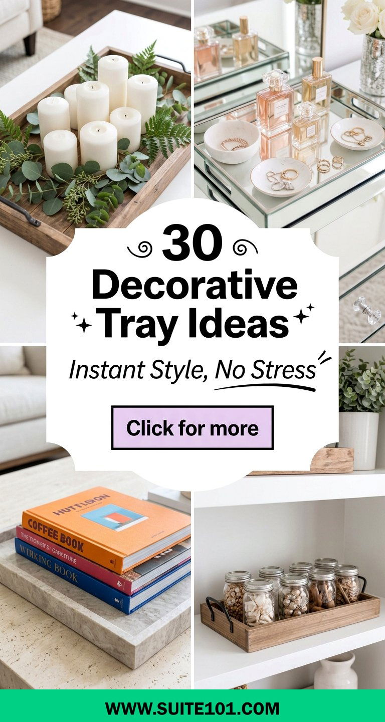 30 Decorative Tray Ideas to Style Shelves and Coffee Tables - 30 Decorative Tray Ideas to Style Shelves and Coffee Tables