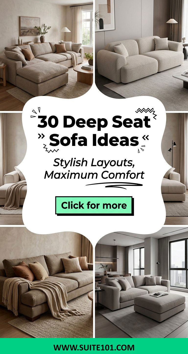 30 Deep Seat Sofa Ideas For Sink-In Comfort And Stylish Layouts - 30 Deep Seat Sofa Ideas For Sink-In Comfort And Stylish Layouts