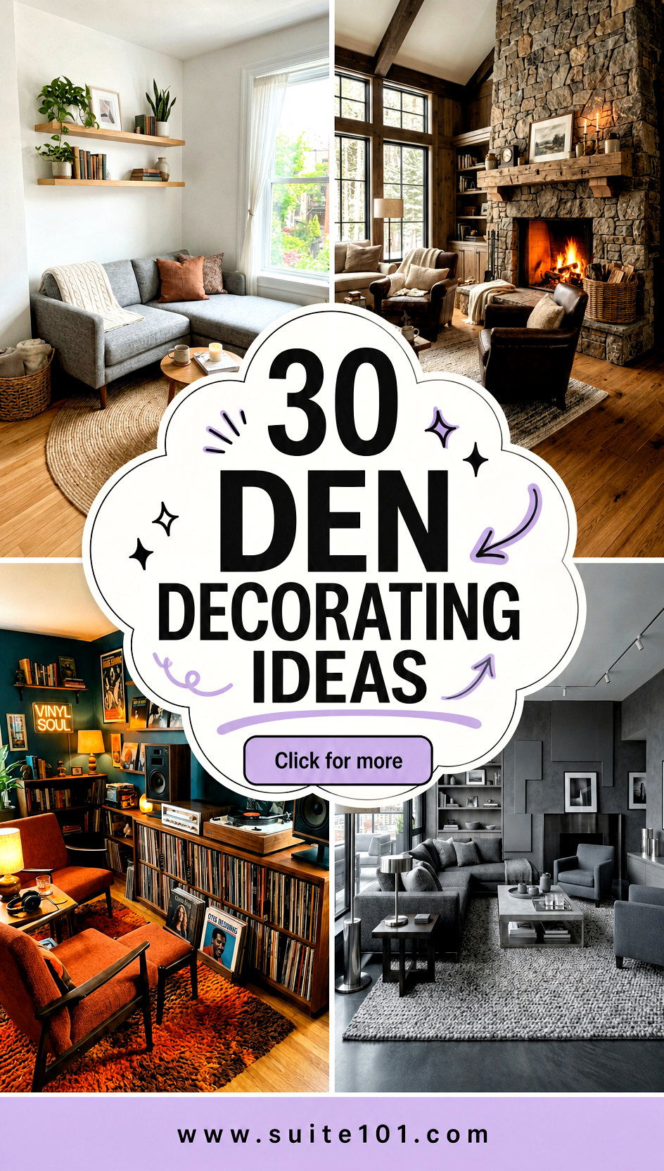 30 Den Decorating Ideas Cozy Style Picks for Every Day Home - 30 Den Decorating Ideas: Cozy Style Picks for Every Day Home
