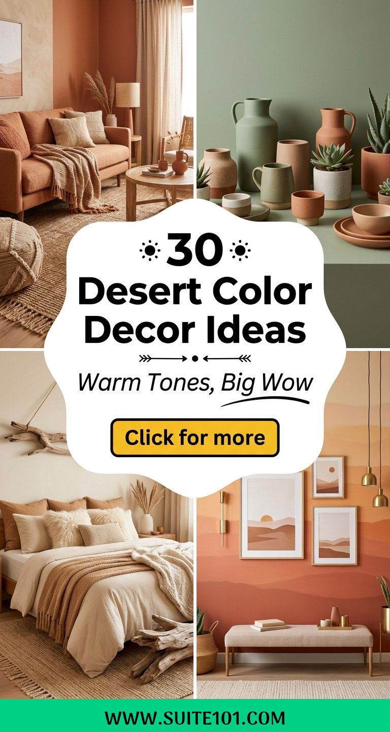 30 Desert Color Decor Ideas Warm Tones for a Stunning Home - 30 Desert Color Decor Ideas: Warm Tones for a Stunning Home